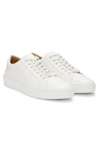 Gary-sneakers med läderöverdel