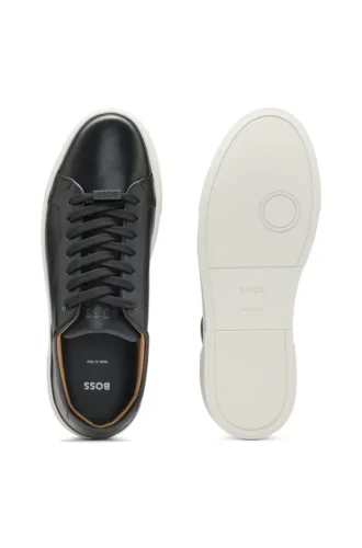 Gary-sneakers med läderöverdel