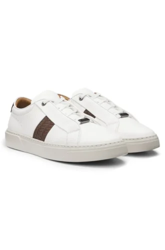 Gary-sneakers med vävda detaljer