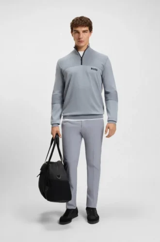 Golfbyxor i stretch-twill med vattenavvisande yta