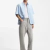 Gråa baggy-passformade jeans i stonewashed denim Gråa baggy-passformade jeans i stonewashed denim