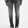 Gråa slim fit-jeans i stretchdenim Gråa slim fit-jeans i stretchdenim