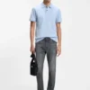 Gråa slim fit-jeans i stretchdenim Gråa slim fit-jeans i stretchdenim