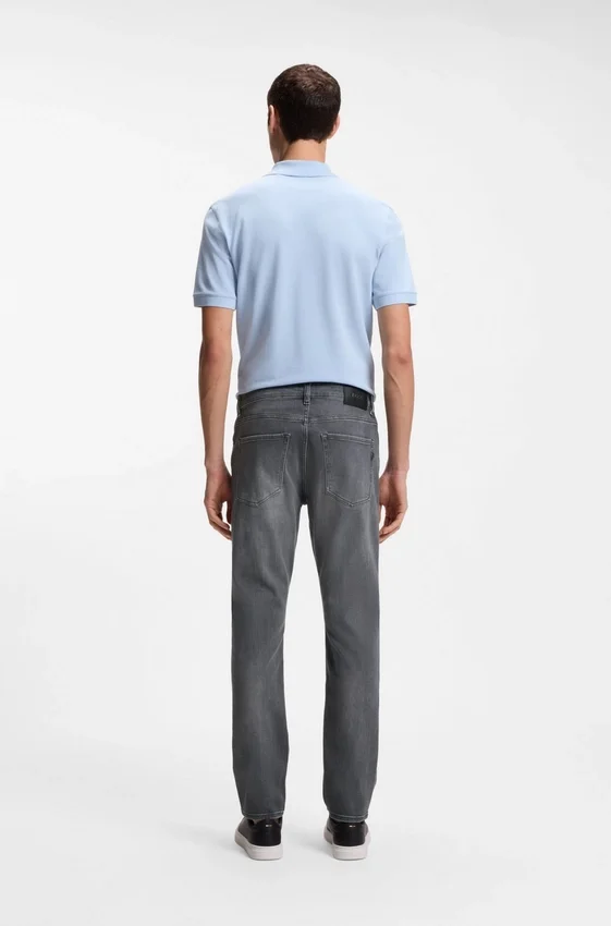 Gråa slim fit-jeans i stretchdenim Gråa slim fit-jeans i stretchdenim