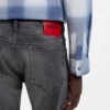 Gråa slim fit-jeans i stretchdenim Gråa slim fit-jeans i stretchdenim