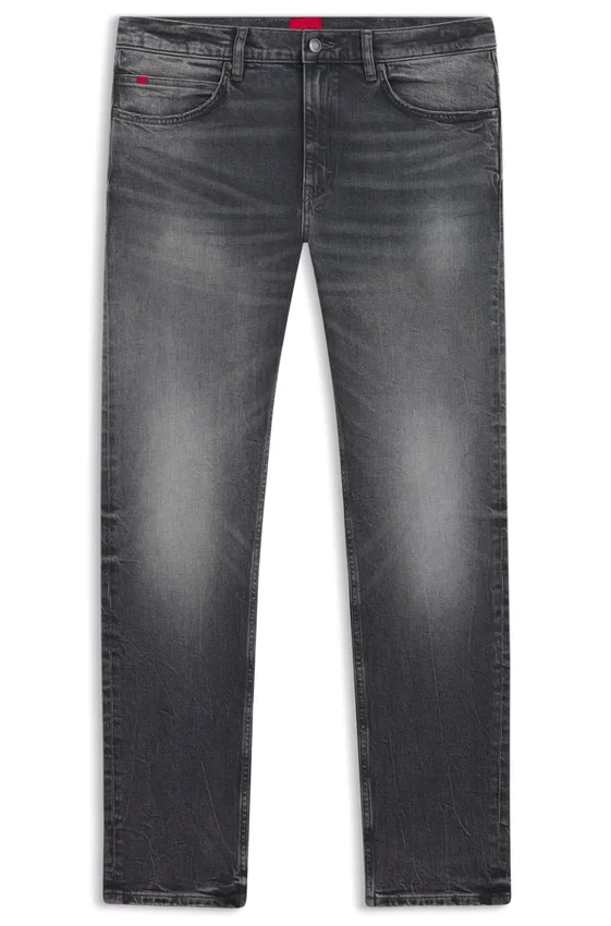 Gråa slim fit-jeans i stretchdenim Gråa slim fit-jeans i stretchdenim