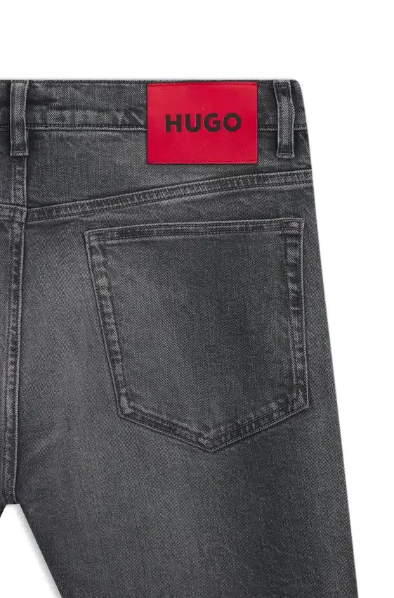 Gråa slim fit-jeans i stretchdenim Gråa slim fit-jeans i stretchdenim