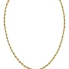 Guldtonat halsband med kedja i repstil