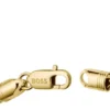 Guldtonat halsband med kedja i repstil