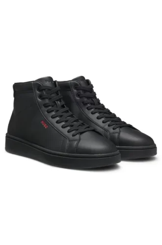 Högskurna sneakers i konstläder