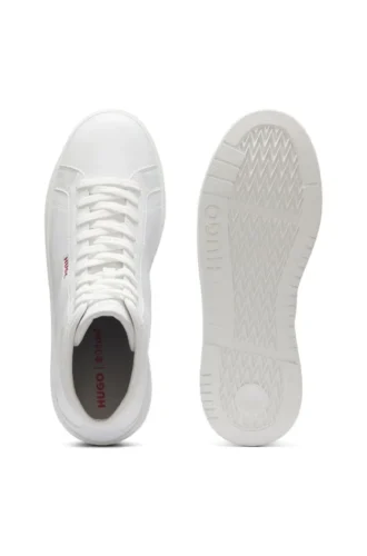 Högskurna sneakers i konstläder