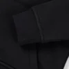 Hoodie för barn i bomullsblandning med kontrastlogotyp