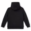 Hoodie för barn i bomullsblandning med kontrastlogotyp