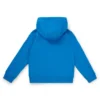 Hoodie för barn med staplade logotyper i bomullsblandning