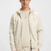 Hoodie i bomullsblandning med dragkedja och Double B-monogram