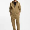 Hoodie i bomullsblandning med dragkedja och Double B-monogram