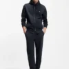 Hoodie i bomullsblandning med dragkedja och Double B-monogram