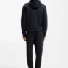 Hoodie i bomullsblandning med dragkedja och Double B-monogram