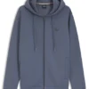 Hoodie i bomullsblandning med dragkedja och Double B-monogram