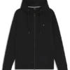 Hoodie i bomullsblandning med dragkedja och Double B-monogram