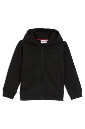 Hoodie med dragkedja för barn i bomullsblandning