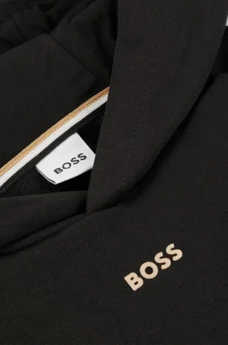 Hoodieklänning för barn med logotryck