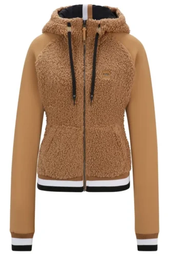 Hästinspirerad hybrid-hoodie med teddy-kropp och huva