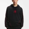 HUGO x RB-hoodie i stretchbomull med tjurmotiv HUGO x RB-hoodie i stretchbomull med tjurmotiv