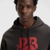 HUGO x RB-hoodie med tjurmotiv i bomullsfrotté HUGO x RB-hoodie med tjurmotiv i bomullsfrotté