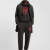 HUGO x RB-hoodie med tjurmotiv i bomullsfrotté HUGO x RB-hoodie med tjurmotiv i bomullsfrotté