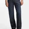 HUGO x RB-jeans i normal passform i blå denim