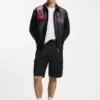 HUGO x RB-shorts i stretchbomull med tjurmotiv