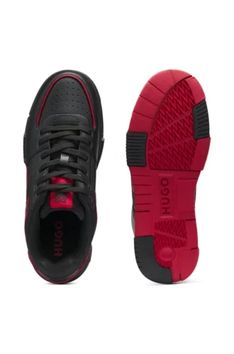 HUGO x RB sneakers med tjurmotiv i konstläder