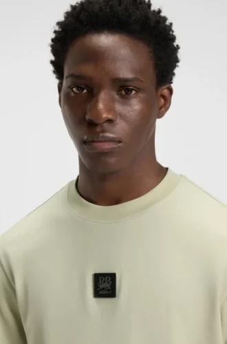HUGO x RB T-shirt med logotyp-patch med tjurmotiv