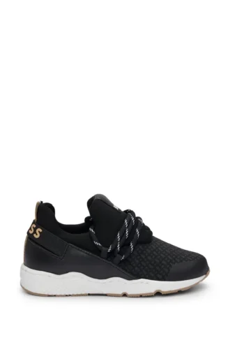 Hybrid-sneakers för barn med monogram och logotyper