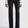 Indigo-färgade slim fit-jeans i stretchdenim