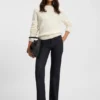 Indigo-färgade slim fit-jeans i stretchdenim