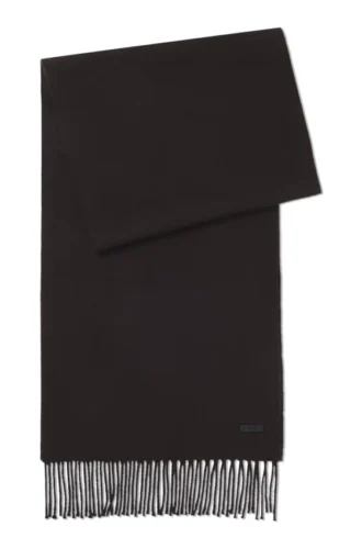 Italiensktillverkad ullscarf med logotyp