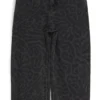 Jeans för barn i avslappnad passform i denim med leopardmönster Jeans för barn i avslappnad passform i denim med leopardmönster