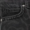 Jeans för barn i avslappnad passform i denim med leopardmönster Jeans för barn i avslappnad passform i denim med leopardmönster