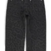Jeans för barn i avslappnad passform i denim med leopardmönster Jeans för barn i avslappnad passform i denim med leopardmönster