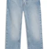 Jeans för barn i blå stretchdenim med normal passform Jeans för barn i blå stretchdenim med normal passform