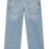 Jeans för barn i blå stretchdenim med normal passform Jeans för barn i blå stretchdenim med normal passform