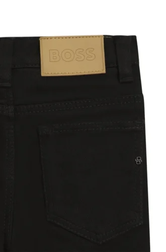 Jeans för barn i svart stretchdenim