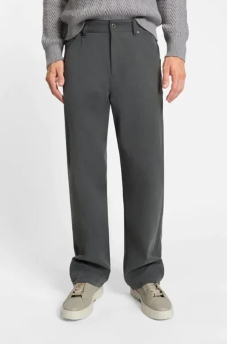 Jeans i melerad bomullsdenim