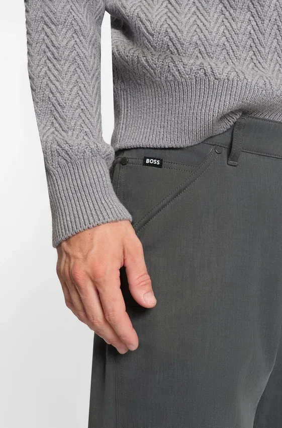 Jeans i melerad bomullsdenim Jeans i melerad bomullsdenim