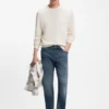 Jeans i normal passform i stretchdenim Jeans i normal passform i stretchdenim