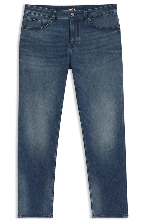 Jeans i normal passform i stretchdenim Jeans i normal passform i stretchdenim