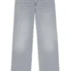 Jeans med avslappnad passform i gråblå denim Jeans med avslappnad passform i gråblå denim