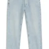 Jeans med normal passform i ljusblå denim Jeans med normal passform i ljusblå denim